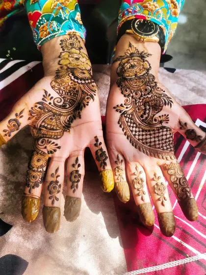 A unique design with a mix of floral and geometric patterns, perfect for someone who wants something different.