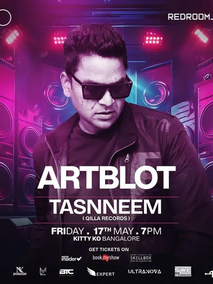 A duplicate of my flyer for the Tasnneem event at Kitty Ko.