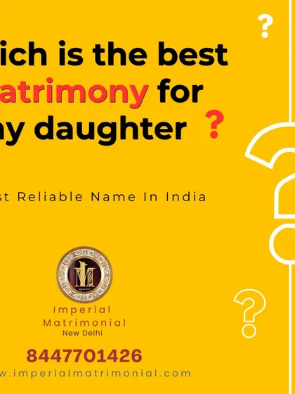 Wondering which is the best matrimony for your daughter? We are the most reliable name in India, providing a trusted and secure path to finding her a suitable partner.