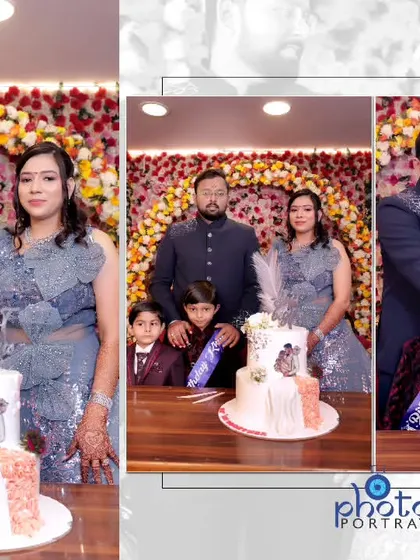 The cake cutting is a sweet moment at any engagement. We capture this tradition, including shots with family, as part of our complete event coverage.