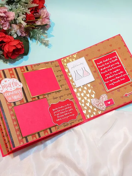 This page includes a "perfect chemistry" note, making it a cute inside joke for a couple.