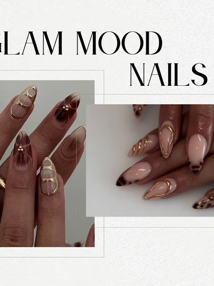 The "Glam Mood" is all about luxury. This means rich colors, intricate patterns, and plenty of gold and metallic accents.