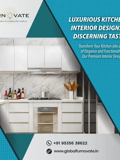 We offer luxurious kitchen interior designs for discerning tastes, transforming your kitchen into a haven of elegance.