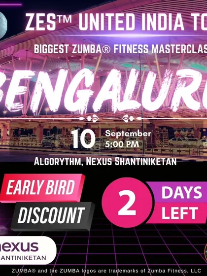 An early bird discount promotion for the Bengaluru masterclass. Effective promotion is key to a sold-out event.