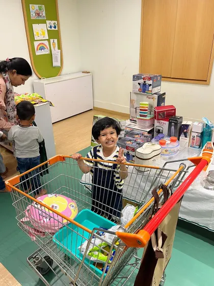 We prepare children for the real world with essential life skills. This gallery shows our Market Day, where kids learn about shopping and transactions, and important workshops on dental hygiene and personal safety, all taught in an engaging, age-appropriate manner.