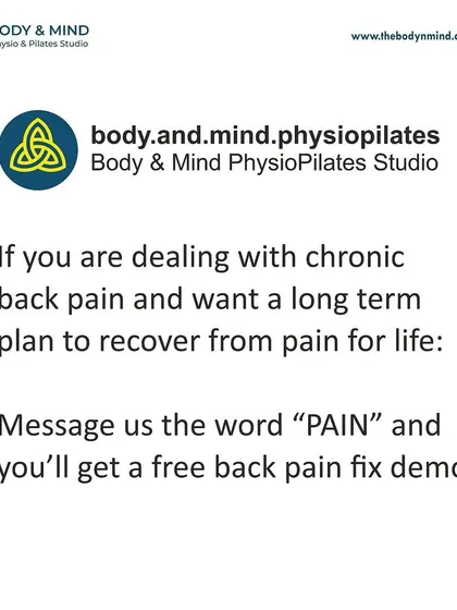 If you are dealing with chronic back pain, I offer a free demo to show you how my long term recovery plan can help.