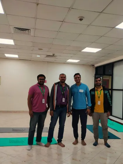 A photo with some of the core participants after the session.