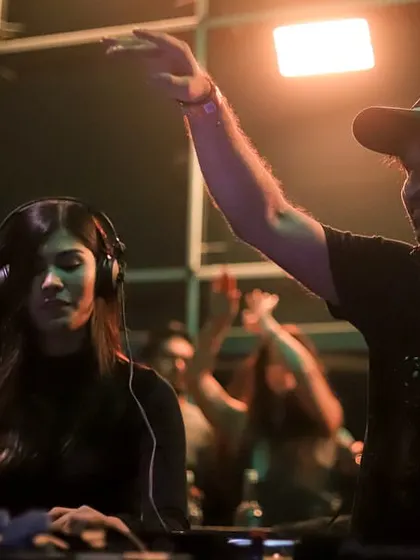 A great moment captured during my B2B with Arnova. It's all about guiding the crowd on a musical journey together.