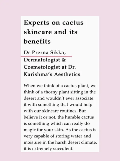 A duplicate image from the Lifestyle Asia feature on cactus skincare benefits.
