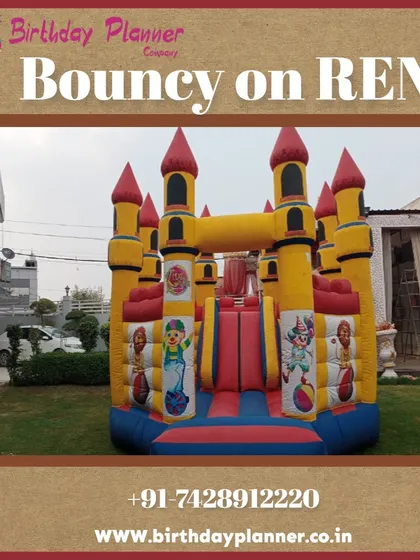 Our classic bouncy castle is a versatile choice for any children's party. With its bright, primary colors and castle-turret design, it provides hours of safe jumping entertainment for kids.