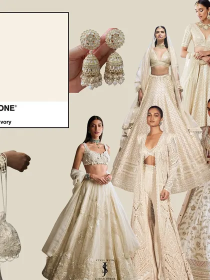 Pearled Ivory will continue to be a favorite. It exudes elegance, sophistication, and timelessness, ideal for a classic or vintage-inspired wedding.