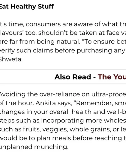 My final thoughts in the Deccan Chronicle article: small changes, like incorporating more whole foods and planning meals, can make a huge difference in your overall health and well-being.