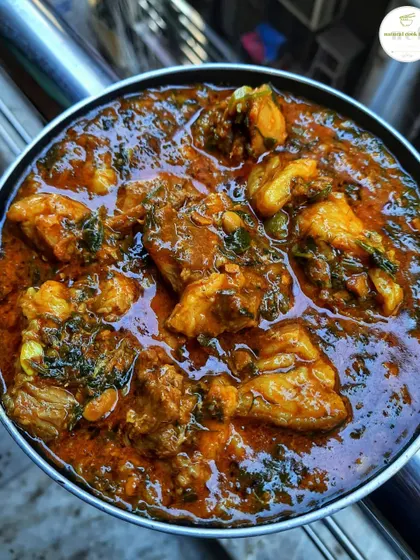 'Pork Chagempomba', a traditional Manipuri stew made with pork and leafy greens.