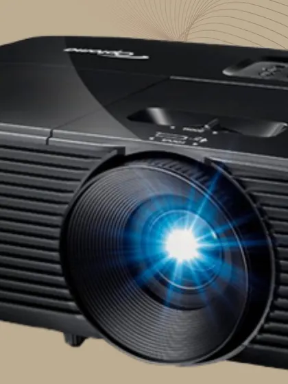 For the ultimate home theater, we install high-performance projectors like this one from Optoma. The bright, sharp lens is capable of delivering stunning 4K visuals for a truly cinematic experience.
