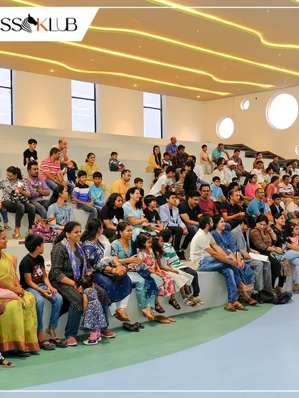 Our events are a family affair. Here you can see parents, students, and chess enthusiasts gathered together, watching the action and cheering on the players at our Chess Carnival.