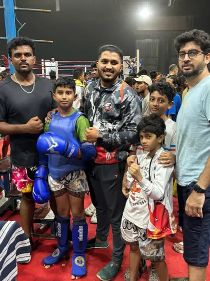 The next generation of champions. Posing with some of my young fighters and their supporters at the IFMA Nationals. The future of our sport is bright.