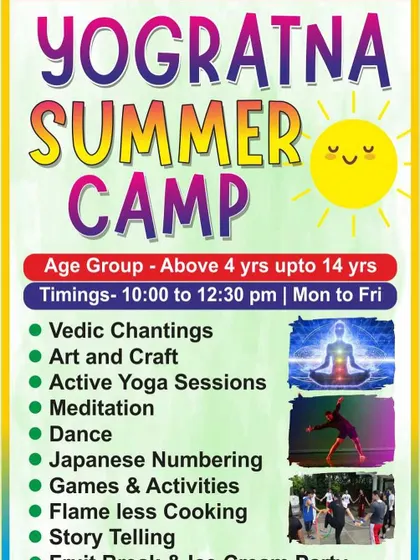 My Yogratna Summer Camp is all about *maza* and *masti*. This flyer gives you a glimpse of all the activities I plan, from yoga and dance to art and flameless cooking. It’s a complete wellness experience designed to make summer holidays creative and fun for kids aged 4 to 14.