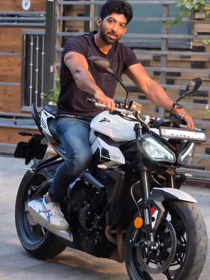 Enjoying my new bike. It's important to have passions outside the gym that keep you energized.