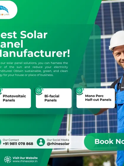 We are the best solar panel manufacturer, offering Photovoltaic, Bifacial, and Mono PERC half-cut panels to provide sustainable, green, and clean energy for your house or business.