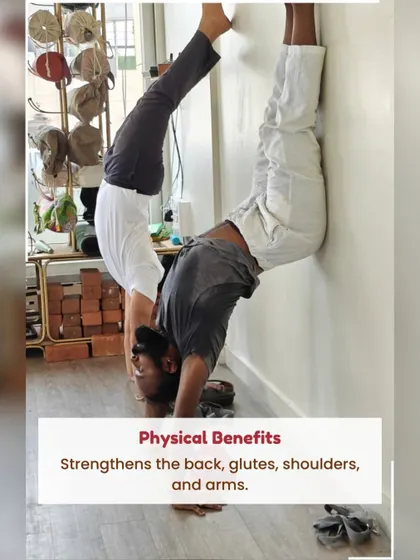 This infographic details the physical benefits of backbends, such as strengthening the back, glutes, and arms, which is a core part of our TTC anatomy curriculum.