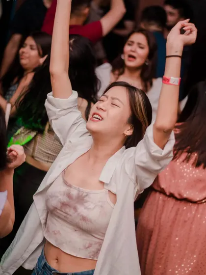 Hands in the air, singing along to every word. This is the sign of a great party.