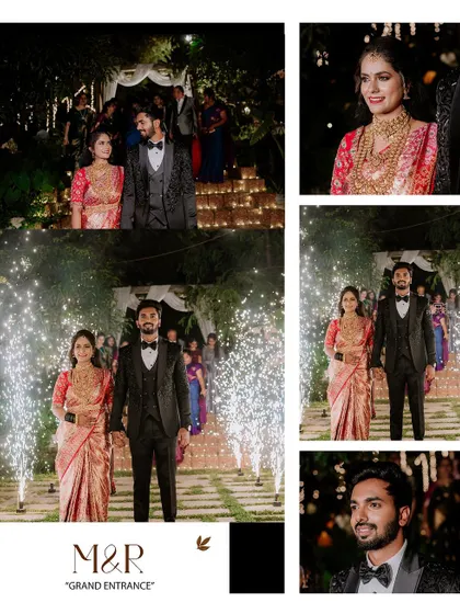Duplicate of image 97, capturing the grand reception entrance.