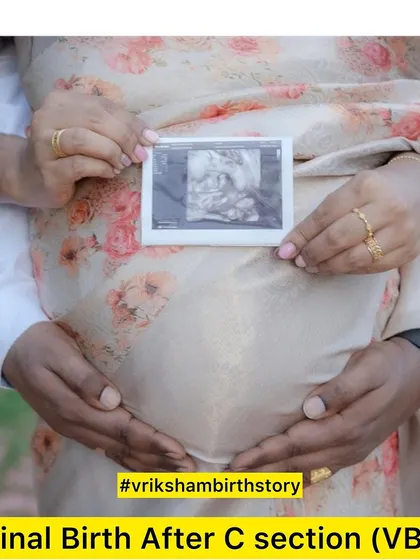 A beautiful maternity photo celebrating a second pregnancy. This mother went on to have a successful VBAC after 30 hours of labor, proving that patience and hope are powerful tools.