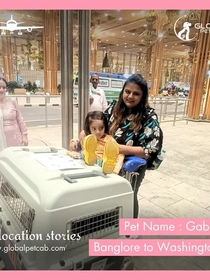 Gabber and her family at the airport in Bangalore, ready for their flight to Washington. We assist families through the entire check-in process, making it less stressful for everyone.