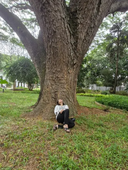 My flex? You won't find me where there's no soul. I'm a nature paglu, and I find my soul's home among the trees.