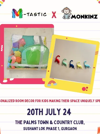 Make your child's room a special space with personalized decor from our vendors. Find unique items like custom name hangings and dinosaur-themed wall art to create a room they'll love.