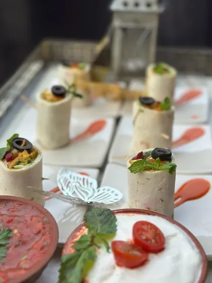 Our Mexican Burrito Bites are a perfect party starter. These mini burritos are packed with flavor and served with fresh salsa and sour cream for a complete bite.