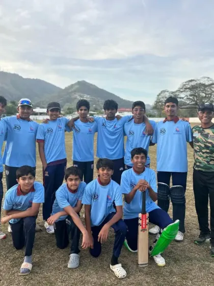 Another team photo from our Trinidad tour, showcasing the camaraderie and spirit of our players on foreign soil.