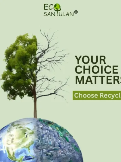 Your choice matters. By choosing to recycle, you are choosing to help our planet heal and grow, rather than contributing to pollution.