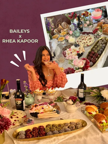 We partner with leading brands to create culinary experiences that reflect their identity. For this collaboration with Baileys and Rhea Kapoor, we curated a decadent dessert table that was as stylish and sophisticated as the brands themselves.