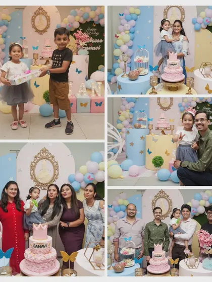 Capturing all the important people. This collection of group photos ensures that all the family and friends who came to celebrate are part of the memories.