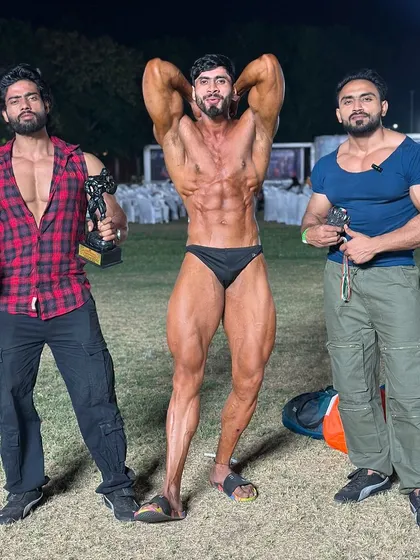 A classic pose with my client, celebrating his achievement.