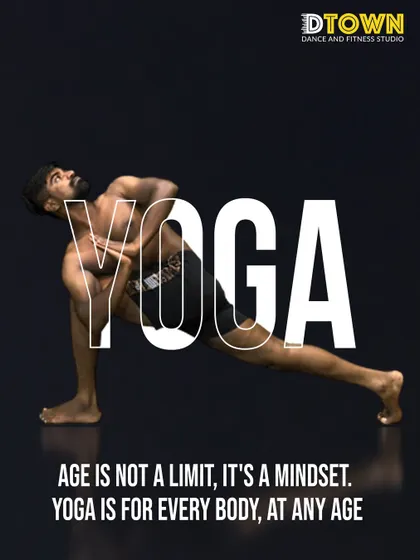 I believe yoga is for every body, at any age. My classes focus on building strength, improving flexibility, and finding mental peace. This pose, the extended side angle, is great for stretching the whole body.