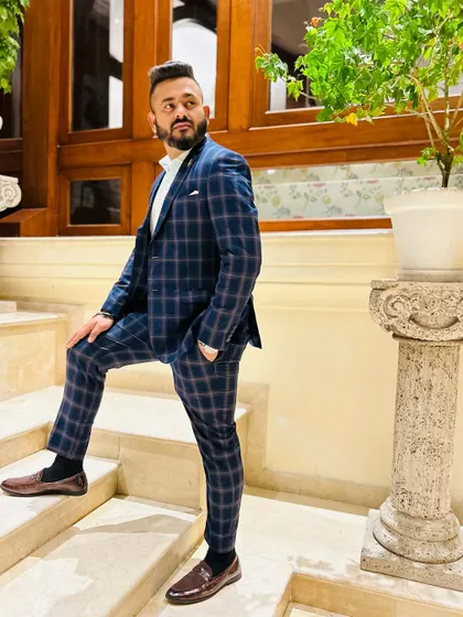 Looking sharp for the wedding season. I believe in professionalism in both my appearance and my performance.