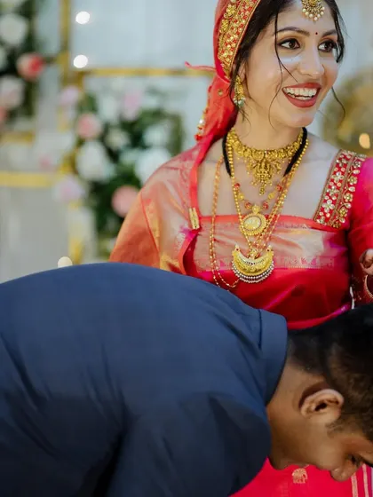 A duplicate of a previous image, showing a candid moment from a ritual.