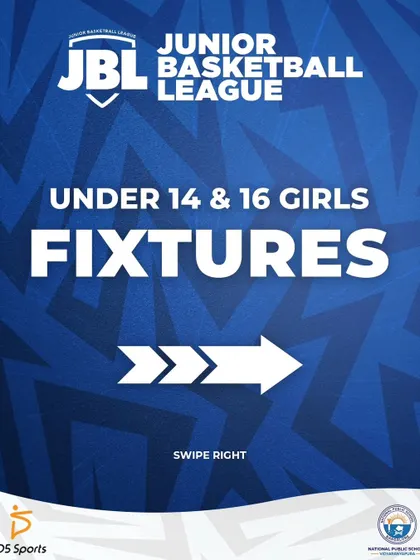 The official fixtures for the U14 and U16 Girls categories in the Junior Basketball League. I am committed to providing equal opportunities for female athletes.