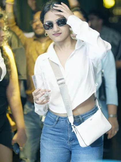 The perfect look for a night of dancing to classic EDM hits.