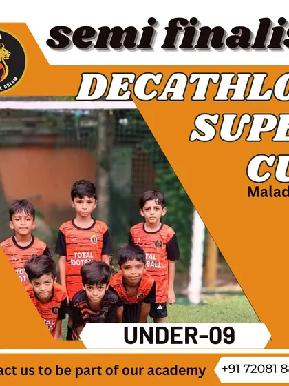Our U9 team reached the semi-finals of the Decathlon Super Cup.