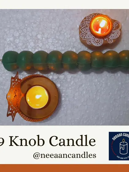 Nine days, nine wishes, endless possibilities. My 9 Knob candle is a unique way to work on your manifestations over a period of time, focusing your energy each day.
