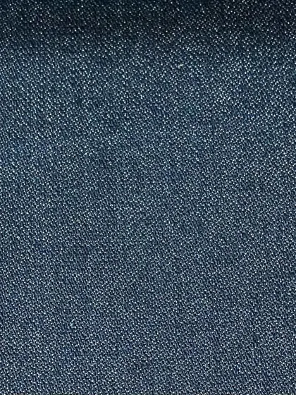 A dark blue denim with a slightly textured weave. This fabric has a substantial weight, making it perfect for durable, everyday jeans.