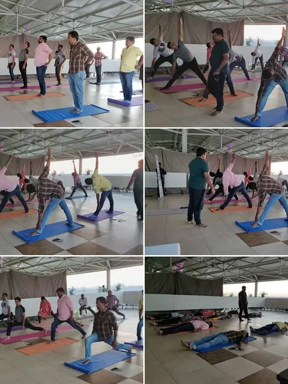 Yoga is a powerful tool for managing workplace stress. This is a glimpse into one of my corporate yoga sessions, where we focus on mindfulness and practical exercises that teams can use to stay centered and productive throughout the day.