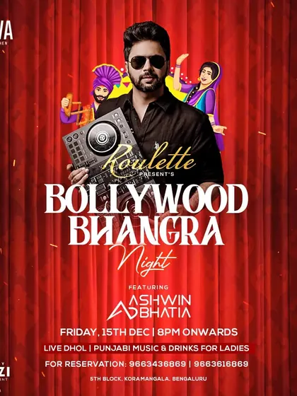Time for some live dhol and Bhangra beats. This Bollywood Bhangra Night at Drava Lounge was all about high-energy Punjabi music and non-stop dancing.