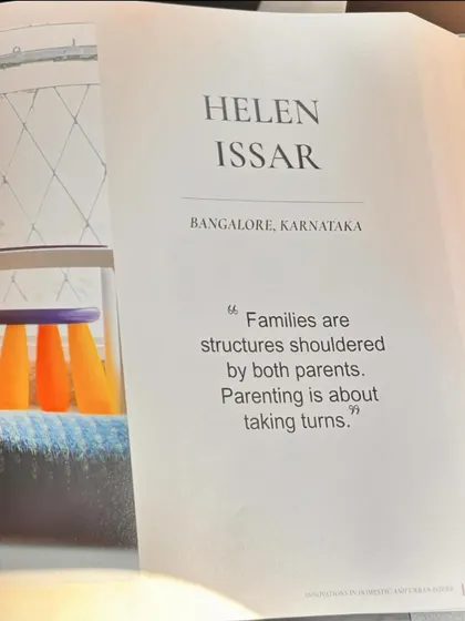 "Parenting is about taking turns." This powerful quote from our founder, featured in the UN book, encapsulates our belief in shared responsibility and building supportive structures for families.