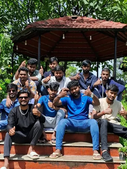 Thumbs up from this energetic group. We love seeing teams come together and have a great time at our resort.