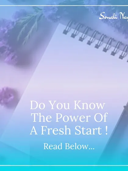Every day is a gift of a fresh start, a blank page. You can leave behind what no longer serves you and begin again. I have transformed my own life by changing small habits, step by step. I can help you write a new story on your blank page today.