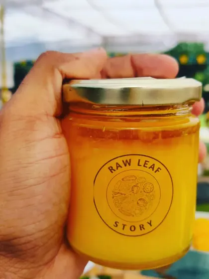 A close-up of our pure, farm-sourced honey, a popular item at our community stalls and in our gift hampers. It’s a perfect example of the simple, natural products we love to share.